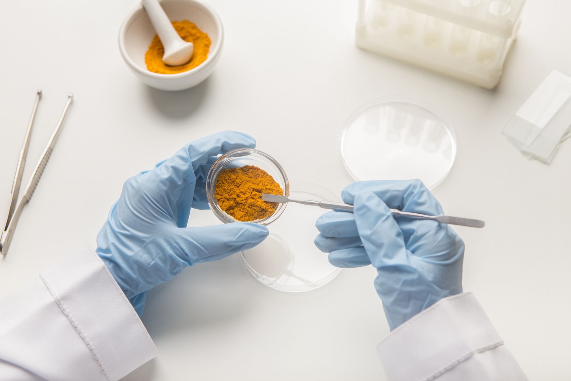 Powder coating in Lab